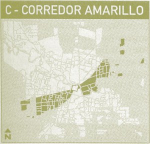 corredor amarillo transporte urbano de la ciudad de Córdoba