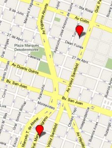 mapa flora sexshop